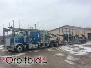 2012 Western Star 4900FA Car Hauler Truck with Trailer 5KKHAEBGXCPBP7806