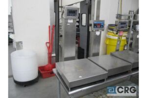 Weightronics QC-3265 20" X 20" platform scale, stainless, s/n 30974