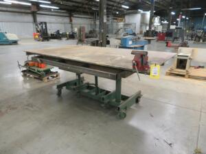 50 in. x 72 in. Lift Table with Aluminum Plate & Vise