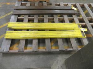 Set of (2) 60 in. Long Fork Extensions (yellow)