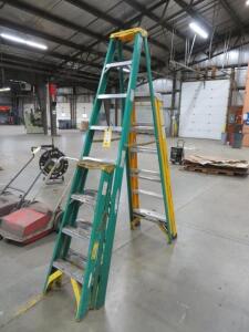 LOT: (3) Frame Ladders - 8 ft., 6 ft., 4 ft.