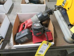 Milwaukee Cordless Sawzall, with Charger & Battery