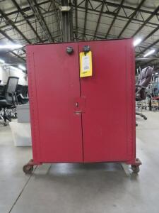 28 in. x 13 in. x 36 in. Shop Cabinet on Wheels