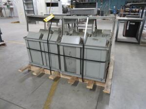 LOT: Metal Parts Bins on (1) Skid