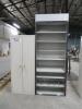 LOT: Steel Cabinet & Steel Shelves