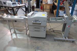 PSI Digital color Envelope Printer, Model LM3655 w/ auto product feeder and delivery Imprimante enveloppe, marque PSI, modèle LM3655