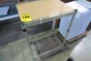 Steel rolling cart on casters // Chariot roulant en acier roulettes