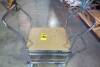 ULINE dual handled 3-level cart on casters // Chariot 3 niveaux 2 poign?es ULINE sur roulettes