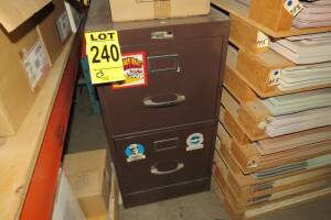 Metal file cabinet