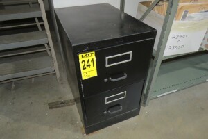 Metal file cabinet