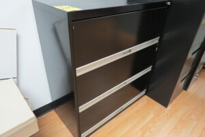 Metal file cabinet