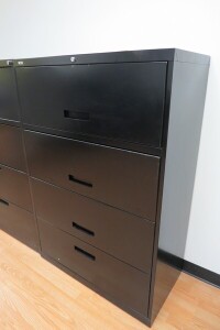 Metal file cabinet