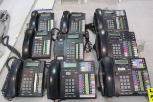 9 X Nortel Phones// 9 telephones Nortel