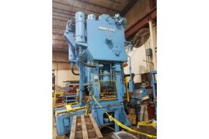 Minster Press Line In It's Entirety, Combined Lots 2-6: 1990 300-Ton x 60" x 42" Minster "HeviStamper" Straight Side Double Crank Eccentric Press...