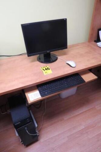 Thinkcentre Computer, LG Display, Mouse and Keyboard Ordinateur Thinkcentre, &Eacute;cran LG, Souris et Clavier