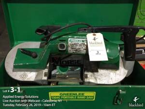 Greenlee 1304C portable band saw