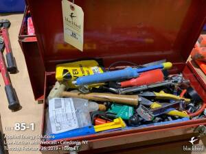 Tool Box with Miscellaneous Tools