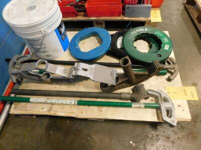 LOT: Assorted Pipe Benders & Fish Tapes