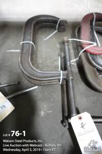 Lot - (2) C-clamps