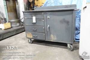 Metal workbench/ cabinet