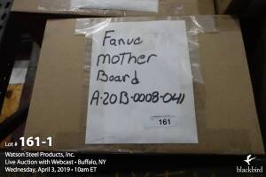 Box of Fanuc Parts: Mother board A20B-0008-641