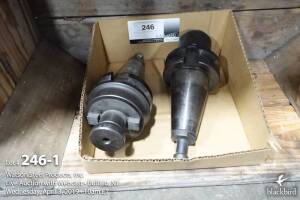 Lot - (2) CAT-50 taper tooling