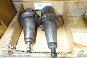 Lot - (2) CAT-50 taper tooling