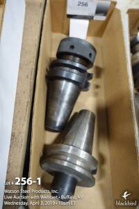 Lot - (2) CAT-50 taper tooling