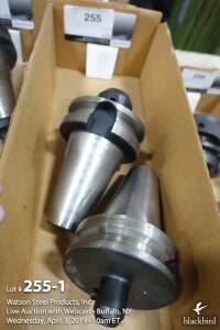 Lot - (2) CAT-50 taper tooling