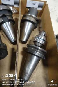 Lot - (2) CAT-50 taper tooling