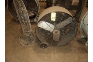 LOT OF ROUND SHOP FANS