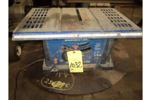 BENCH TOP TABLE SAW, 10", w/table