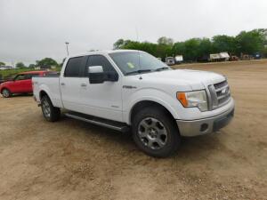 2012 Ford F-150 Lariat 4x4 Crew Cab Pick-up Truck, 6-1/2 ft. Bed, V6 Ecoboost 3.5 Liter Gasoline Engine, Automatic, 216,581 miles