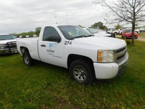 2010 Chevrolet Silverado 1500 2-Wheel Drive Pick-up Truck, VIN 1GCPCPEX6AZ205842, 6-1/2 ft. Bed, V6 Vortec Gasoline Engine, Automatic, 234,070 miles