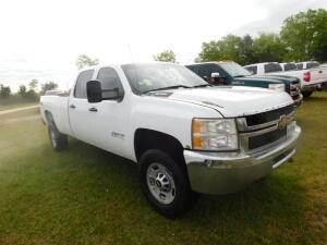 2011 Chevrolet 2500 HD 4x4 Crew Cab Pick-up Truck, VIN 1GC1KVCG4BF230516, 8 ft. Bed, V8 Vortec Gasoline Engine, Automatic, 274,979 miles