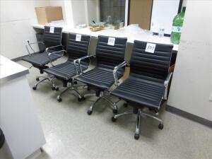 (4) office chairs