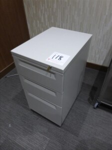 (2) mobile file cabinets