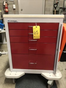 Laskeside healthcare portable metal 5 drawer storage cabinet