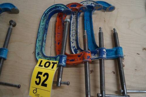(4) RECORD 6inch C-clamps