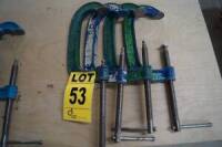 (4) RECORD 6inch C-clamps