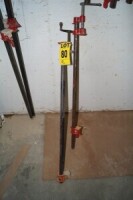 (2) Custom made clamps