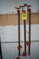 (3) Custom made clamps