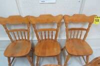(3) Wooden chairs