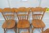 (3) Wooden chairs