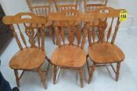 (5) Wooden chairs