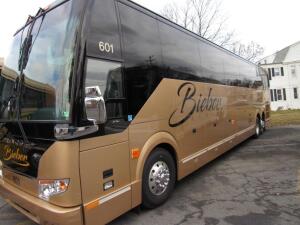 2016 Prevost H3-45EX Tour Bus VIN 2PCH33492GC713070, Volvo D-13 Engine, 33 Oversized Leather Seats, 59,898 Miles (est.) # 601 (PA Location)