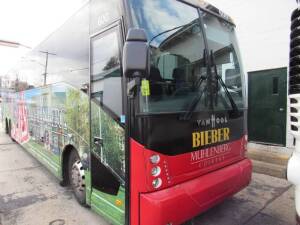 2015 Van Hool CX45 Charter Bus, VIN YE2XC21B3F3048459, DC Series 13 Engine, 56 Seats, 301,344 Miles (est.), #600