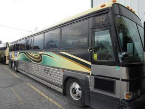 199 MCI 102-DL 3 Charter Bus, VIN 18MPDMPA2XP051897, DD Series 60 Engine, 55 Seats, 1,332,804 Miles (est.), #582 Not Drivable