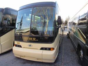 2003 MCI E-4500 Charter Bus, VIN 1M8tRMPA83P062008, DD Series 60 Engine, 54 Seats, 895,402 Miles (est.), # 581 Not Driveable