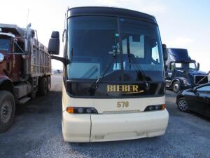 2003 MCI E-4500 Charter Bus, VIN 1M8TRMPA23P062005, DD Series 60 Engine, 54 Seats, 830,170 Miles (est.), # 578, Not Driveable, Located at Shumaker